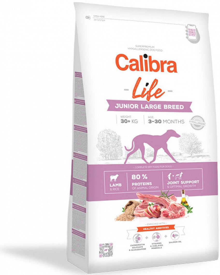 Calibra Dog Life Junior large breed Lamb 12kg