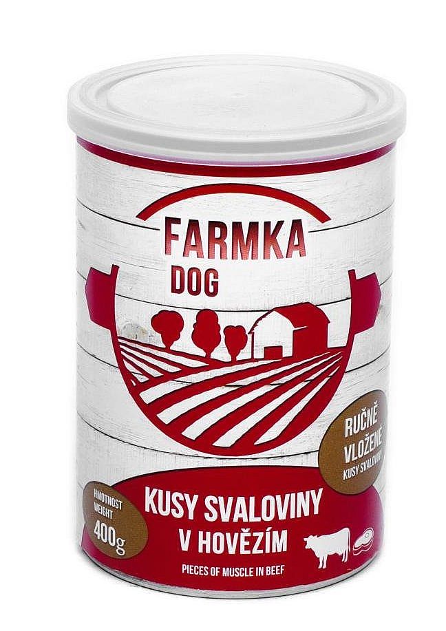 FARMKA dog 400g se svalovinou