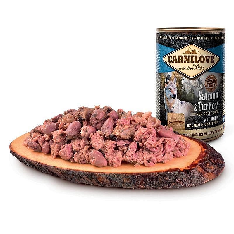 Carnilove Wild konzerva Meat Salmon & Turkey 400g