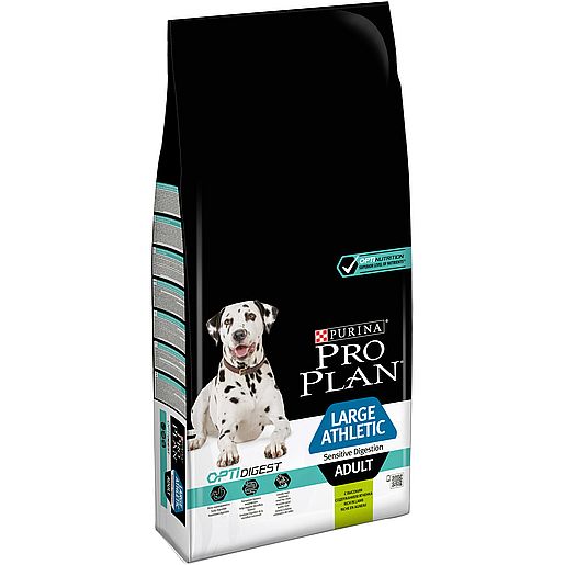 PRO PLAN LARGE ADULT ATHLETIC optidigest  jehněčí   14kg