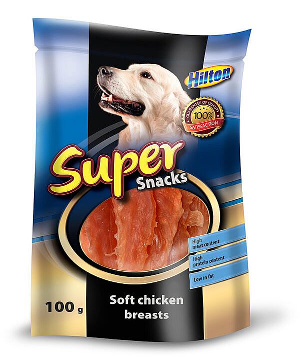 Super Snacks Měkká kuřecí prsa 100g