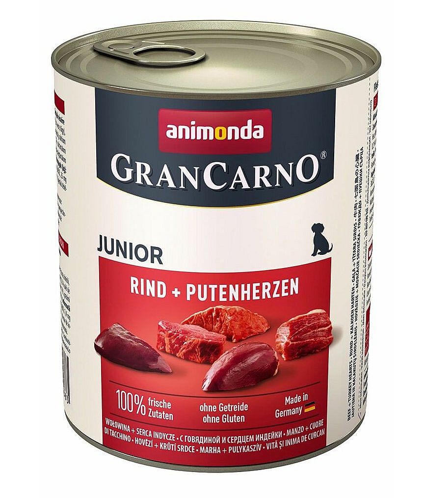 GRANCARNO Junior - krůtí srdce  800g