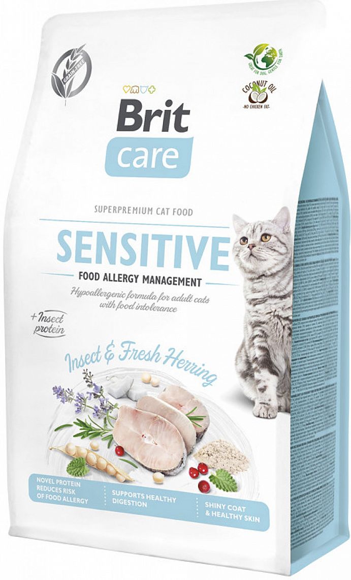 Brit Care Cat GF Insect. Food Allergy Management 400g