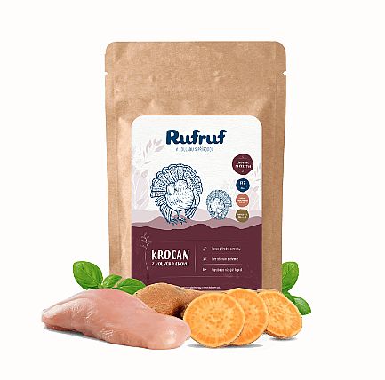 RufRuf 0,5kg Farmářský krocan s treskou