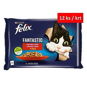 FELIX Fantastic s králíkem a jehněčím v želé  4x85g