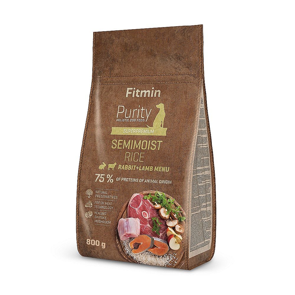 Fitmin dog Purity Rice Semimoist Rabbit&Lamb 800g