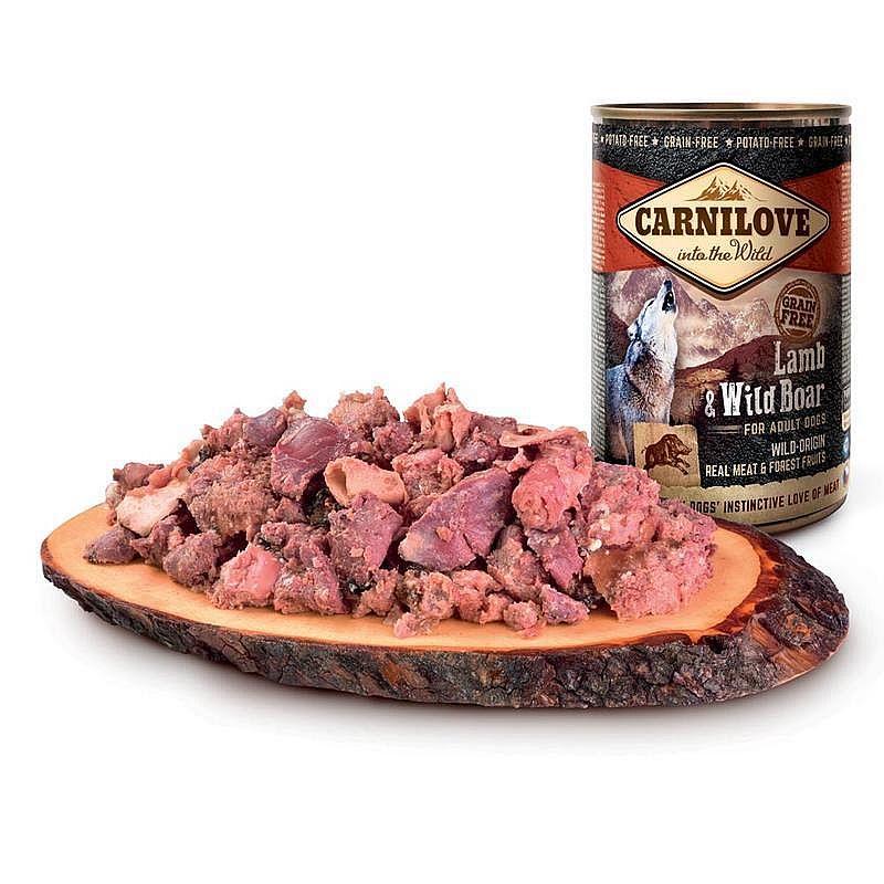 Carnilove Wild konzerva Meat Lamb & Wild Boar 400g