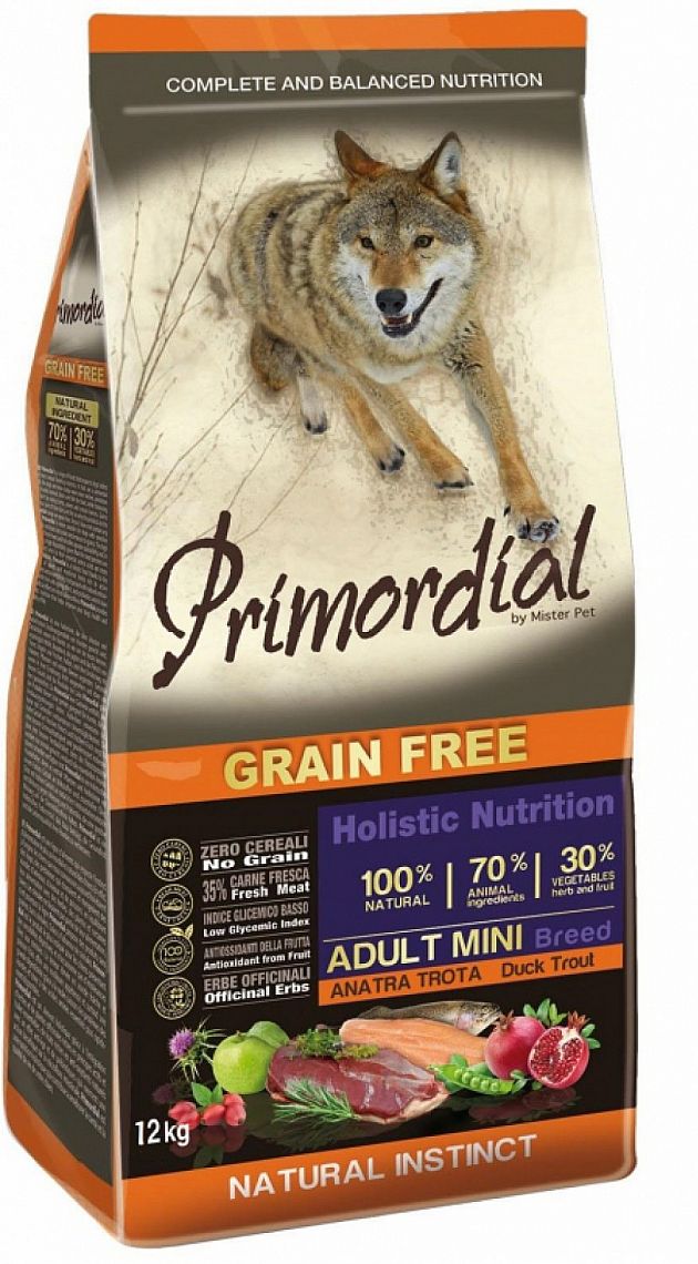 Primordial Adult Mini Trout & Duck 2kg