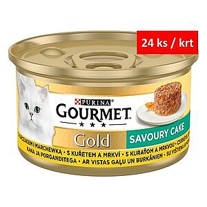 GOURMET GOLD Savoury Cake KK  85g   kuře s mrkví