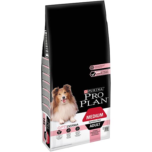 PRO PLAN MEDIUM ADULT optiderma  losos  14kg