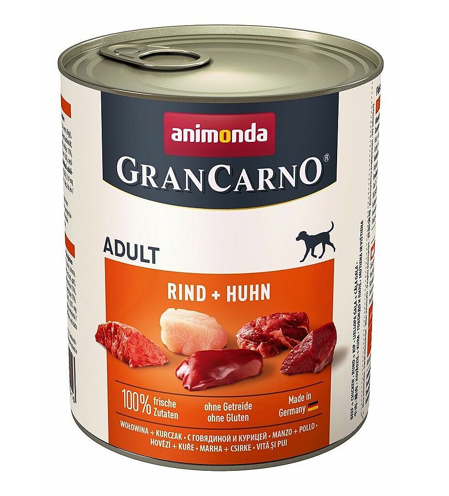 GRANCARNO Adult - hovězí+kuře  800g