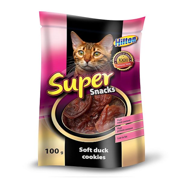 Super Snacks Cat měkké kachní koláčky 100g