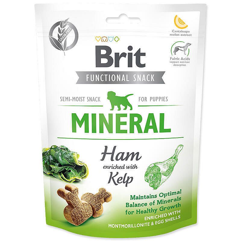 Brit Care Dog Functional Snack Mineral Ham Puppies 150g