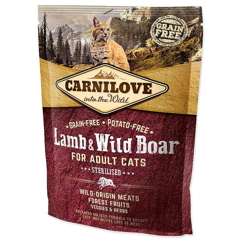 Carnilove Cat Lamb & Wild Boar Adult Sterilised 400g