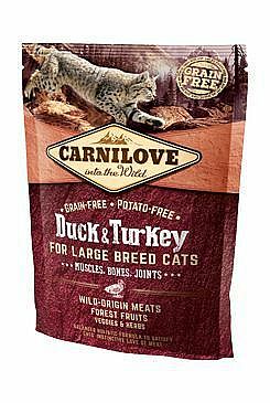 Carnilove Cat LB Duck&Turkey Muscles, Bones, Joints 400g