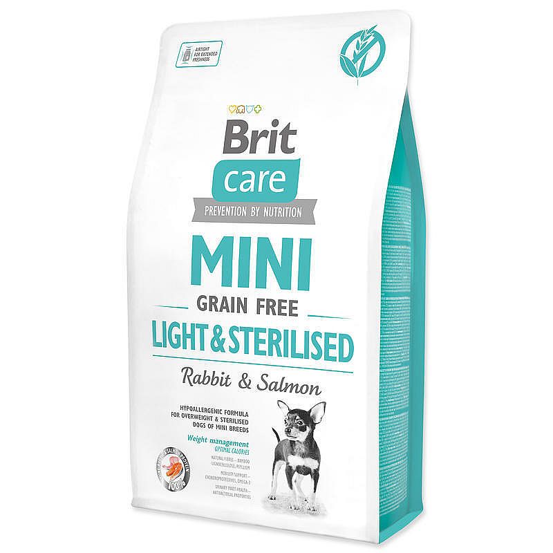 BRIT CARE dog GF mini light sterilised  2kg