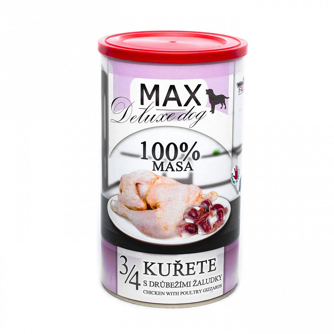 MAX 1200g 3/4 Kuřete s drůbežími žaludky