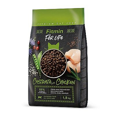 Fitmin cat For Life Castrate chicken 1,8kg