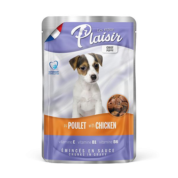 Plaisir dog kapsička junior kuřecí   100g