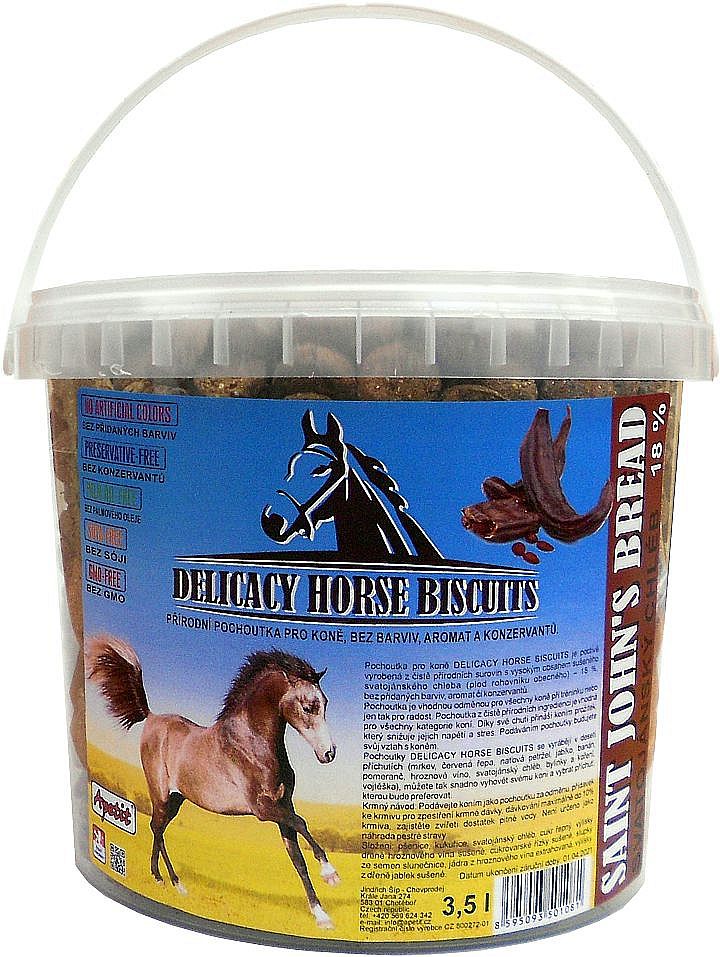 APETIT HORSE - DELICACY BISCUITS - St. John's bread 3,5L