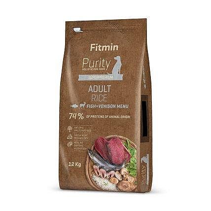 Fitmin dog Purity Rice Adult Fish&Venison 12kg