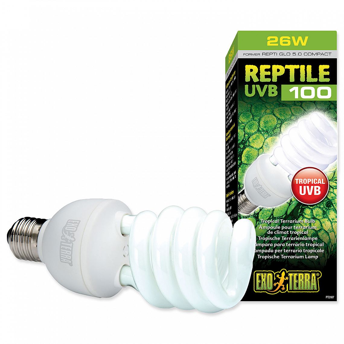 Žárovka Reptile UVB 100 25W - zelená