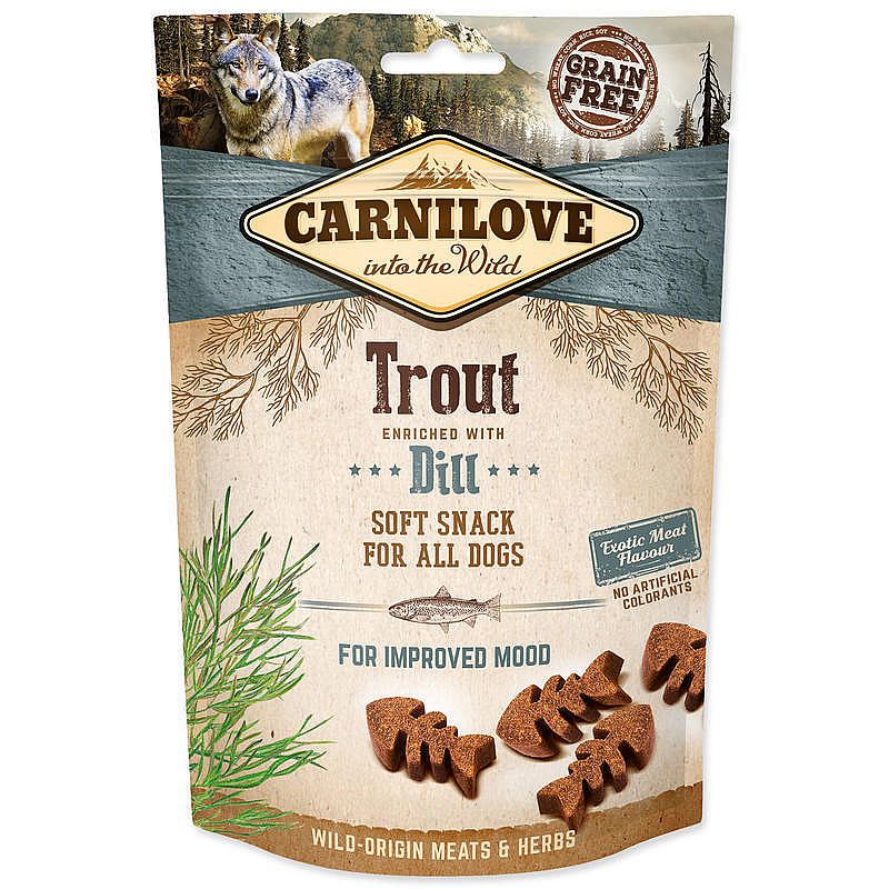 Carnilove Dog Semi Moist Snack Trout&Dill 200g