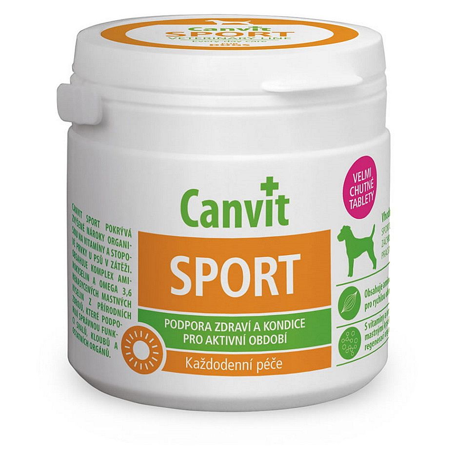 Canvit Sport pro psy ochucený 100g