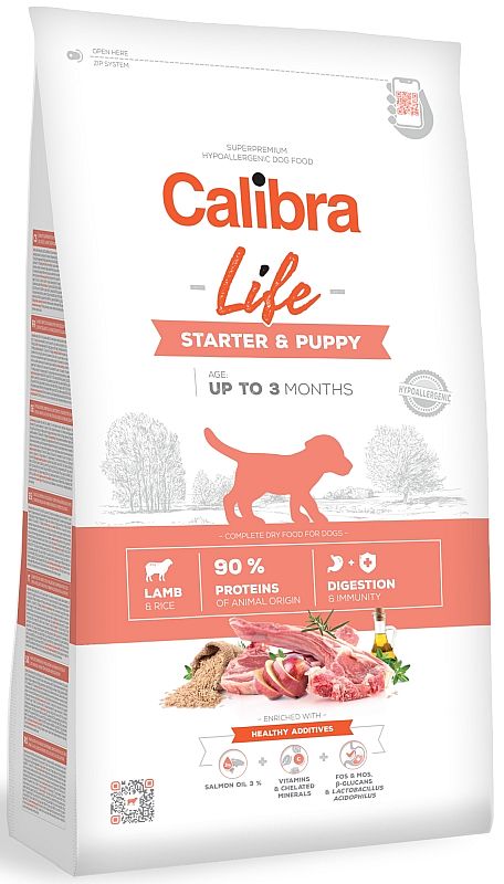 Calibra Dog Life Starter & Puppy Lamb 2,5kg