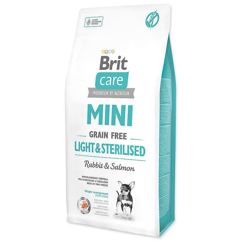 BRIT CARE dog GF mini light sterilised  7kg