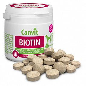 Canvit Biotin ochucené pro psy 100g new