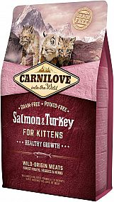 Carnilove Cat Salmon & Turkey for Kittens Healthy Growth 2kg