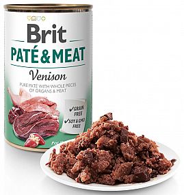 Brit Dog konzerva Paté & Meat Venison 400g