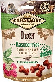 Carnilove Cat Crunchy Snack Duck&Raspberries 50g