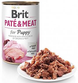 Brit Dog konzerva Paté & Meat Puppy 400g