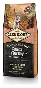 Carnilove Dog Salmon & Turkey for LB Puppies 12kg