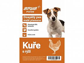 Sirius Food DOG Super Premium Adult Mini kuře s rýží 10kg