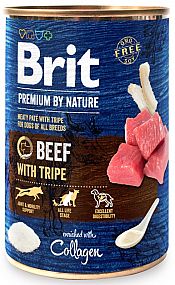 Brit Premium Dog by Nature konzerva Beef & Tripe 400g