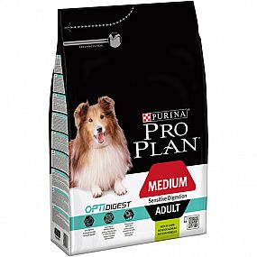 PRO PLAN MEDIUM ADULT optidigest  jehněčí   3 kg