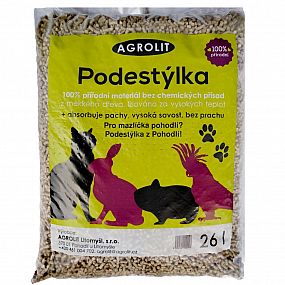 Dřevěné pelety AGROLIT 26l