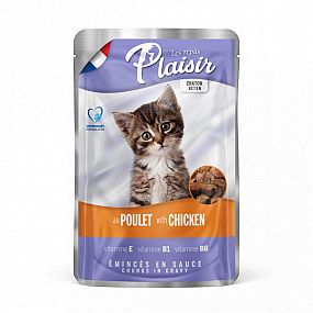 PLAISIR cat kapsička kitten kuřecí 100g