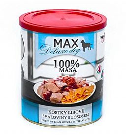 MAX 800g Kostky libové svaloviny s lososem