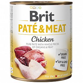 Brit Dog konzerva Paté & Meat Chicken 800g