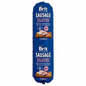 BRIT sausage Chicken & White Fish NEW 800g