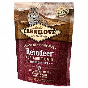 Carnilove Cat Reindeer for Adult Energy & Outdoor 400g