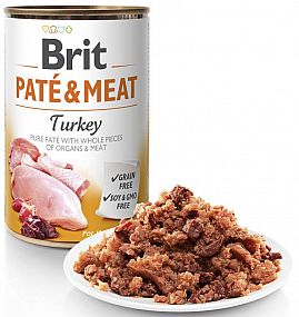 Brit Dog konzerva Paté & Meat Turkey 400g