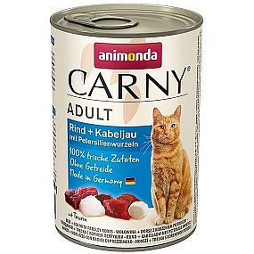 CARNY ADULT hovězí, treska, petržel   400g