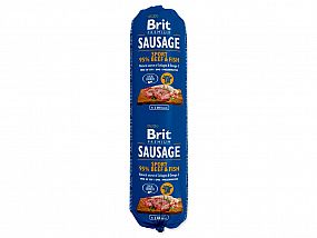 BRIT sausage Beef & Fish - Sport formula NEW 800g