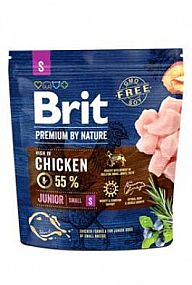 Brit Premium Dog by Nature Junior S 1kg