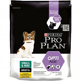 PRO PLAN SMALL & MINI ADULT 9+ optiage  kuře   700g